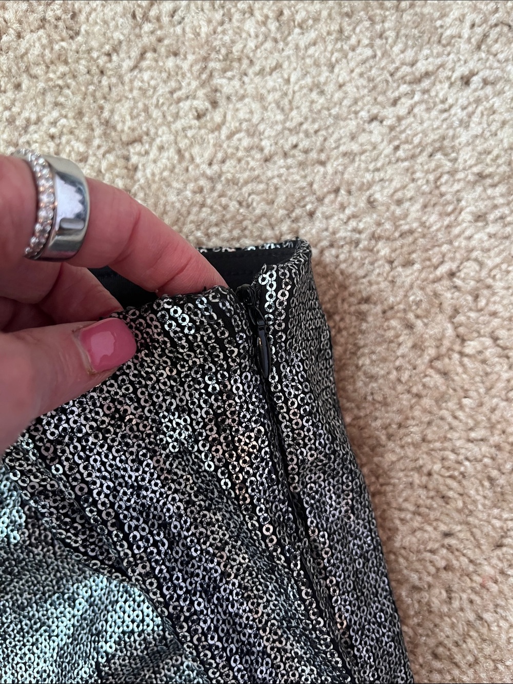 Free People Sequin Shorts - Picture 4 of 10